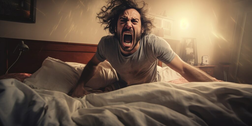 waking up angry